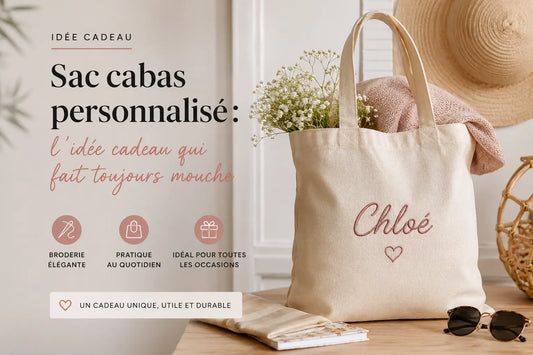 sac cabas personnalisé cadeau