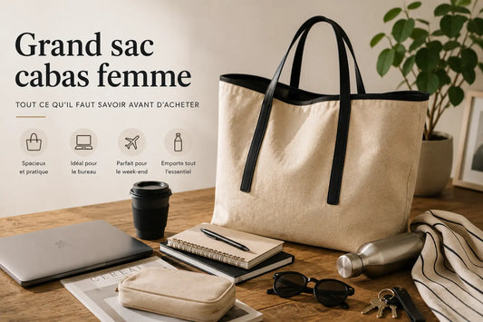 Grand sac cabas femme : tout ce qu'il faut savoir avant d'acheter
