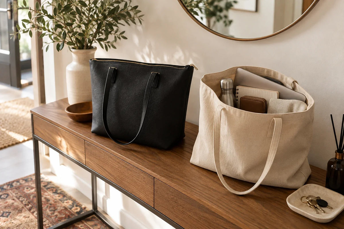 Illustration éditoriale — Sac cabas avec ou sans fermeture : lequel choisir ? Image