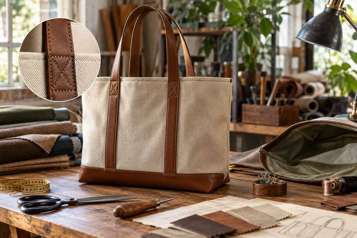 Illustration éditoriale — Comment reconnaître un sac cabas de bonne qualité ? Image