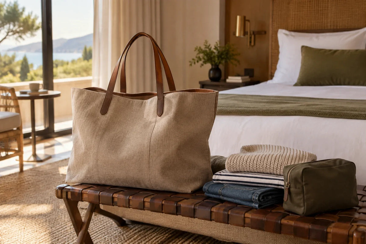 Illustration éditoriale — Sac cabas pour le week-end : comment bien le choisir ? Image
