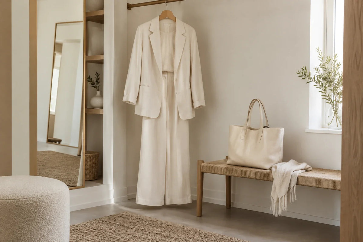Illustration éditoriale — Comment porter un sac cabas avec un look monochrome ? Image
