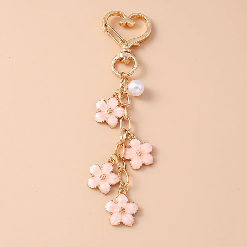 Bijou de Sac Pendentif Fleur Email 1
