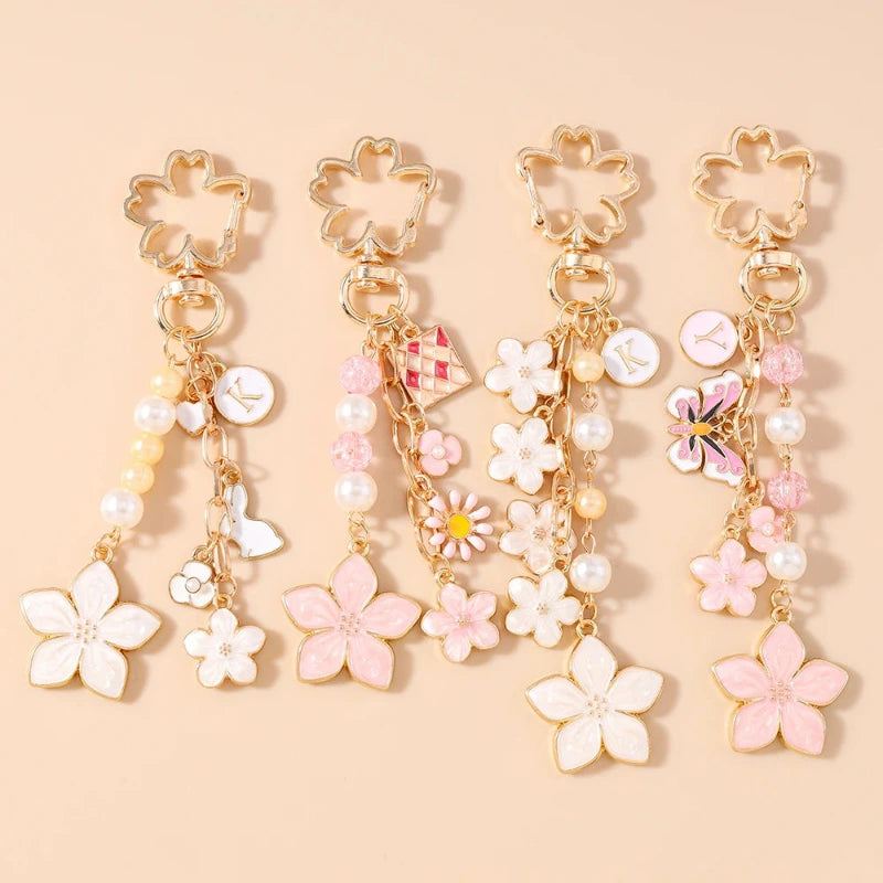 Bijou de Sac Pendentif Fleur Noire1