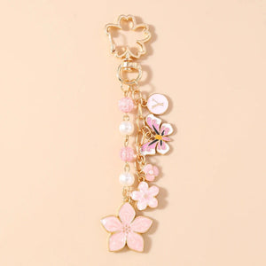 Bijou de Sac Pendentif Papillon Rose