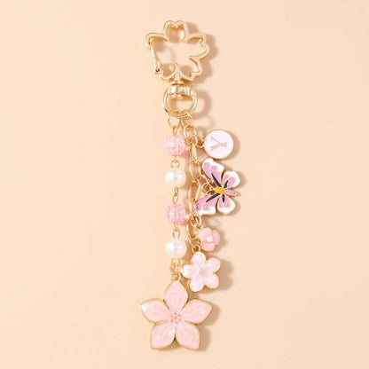 Bijou de Sac Pendentif Papillon Rose