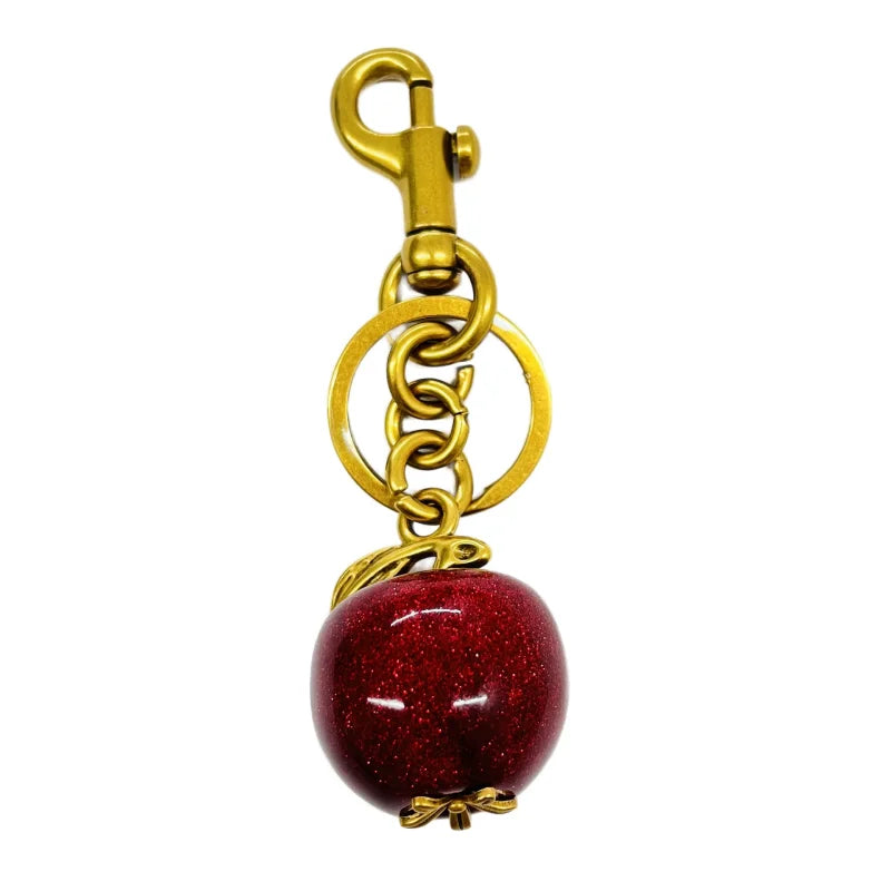 Bijou de Sac Pendentif Pomme Rouge1