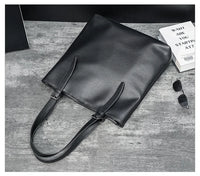 Sac cabas pour cours homme cuir PU — vue intérieure et compartiments