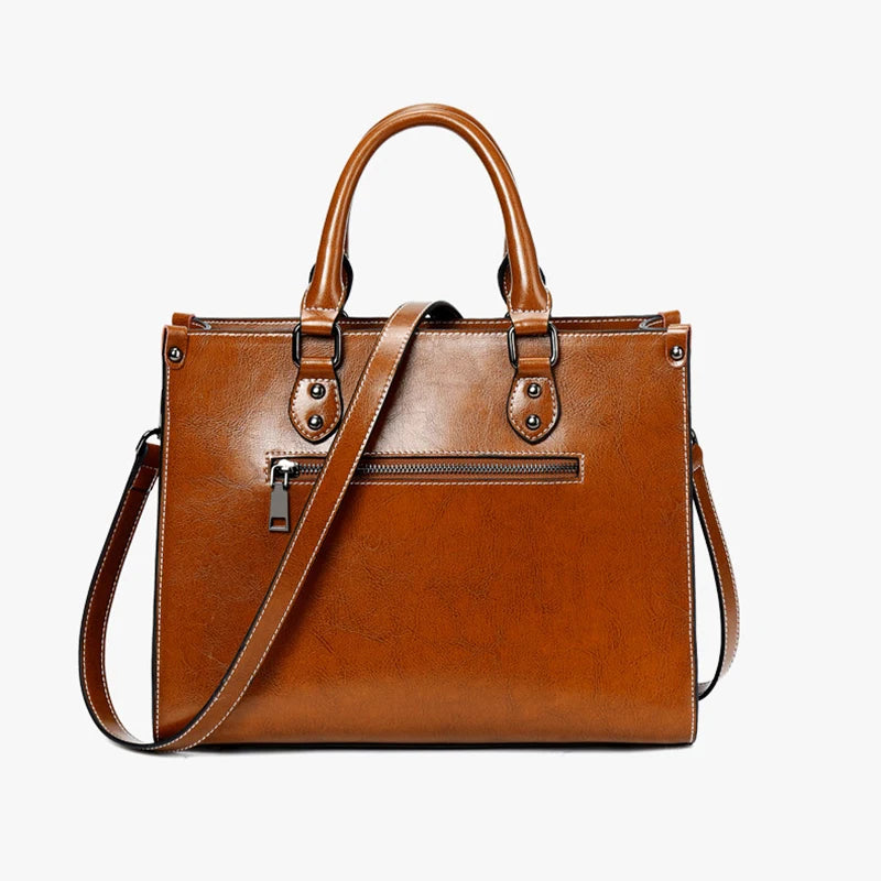 Sac cabas cuir bandoulière femme, vue détaillée