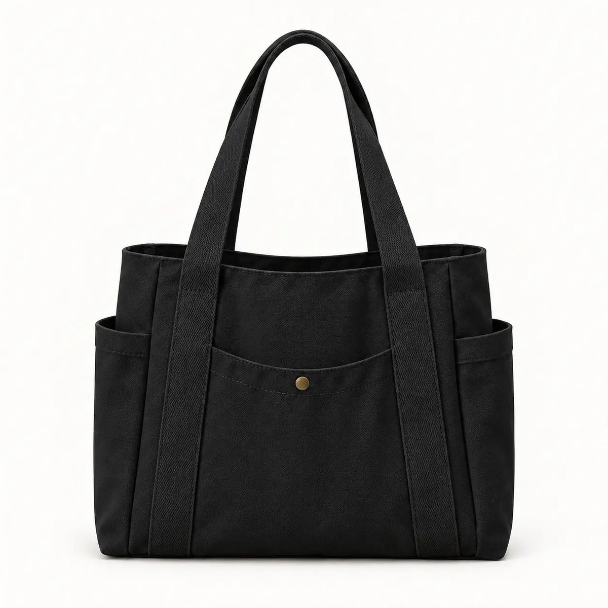 Sac cabas toile canvas grand format femme, compartiment intérieur pour ordinateur 15,6 pouces