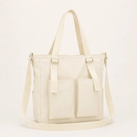 sac blanc sur fond blanc
