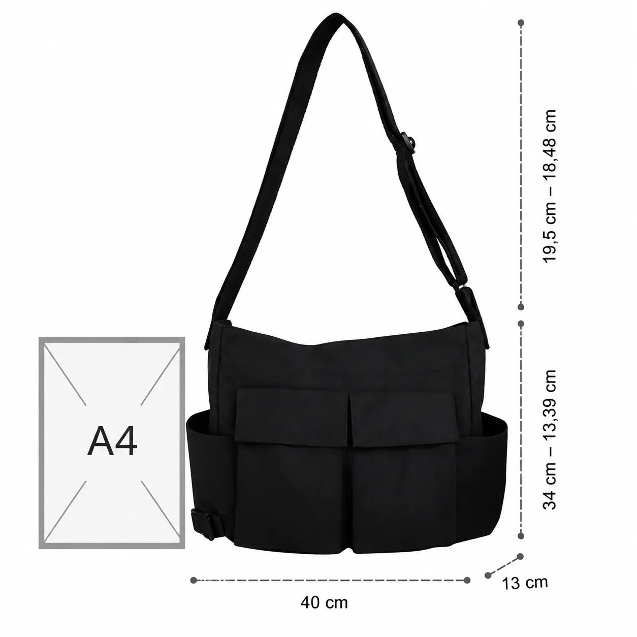guide des tailles du sac cabas