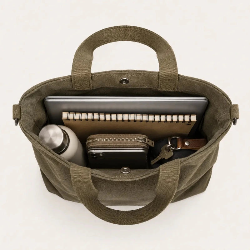 vu intérieur du sac cabas