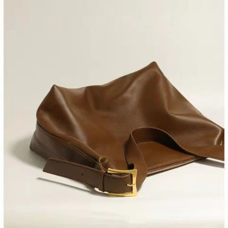 Sac cabas Boston marron — vue d’ensemble en situation