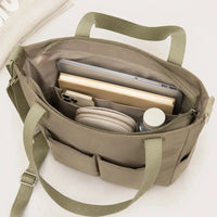 zoom sur l'intérieur du sac