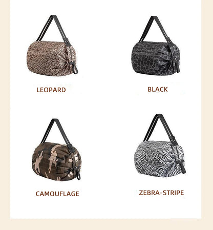 Sac cabas de course pliable — en situation de courses