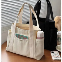 Sac cabas large en toile — tous les coloris disponibles