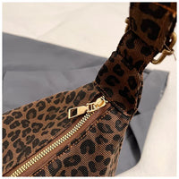 Sac cabas léopard — zoom fermeture aimantée