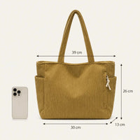 sac cabas velours scolaire taille du sac en comparaison avec un iphone 16 pro max
