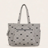 sac-cabas-velours-noeud-gris sur fond blanc